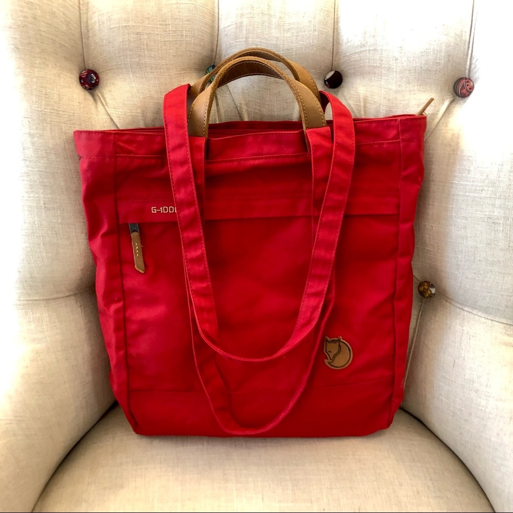 Fjallraven Red Tote-pack no. 1 Medium size